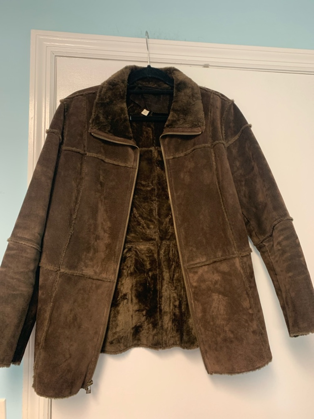 Westbound Brown Genuine leather Jacket chocolate brown